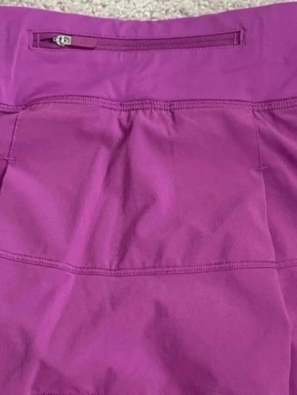 Lululemon Pace Rival Skirt Long Vivid Plum Size 8 Skort